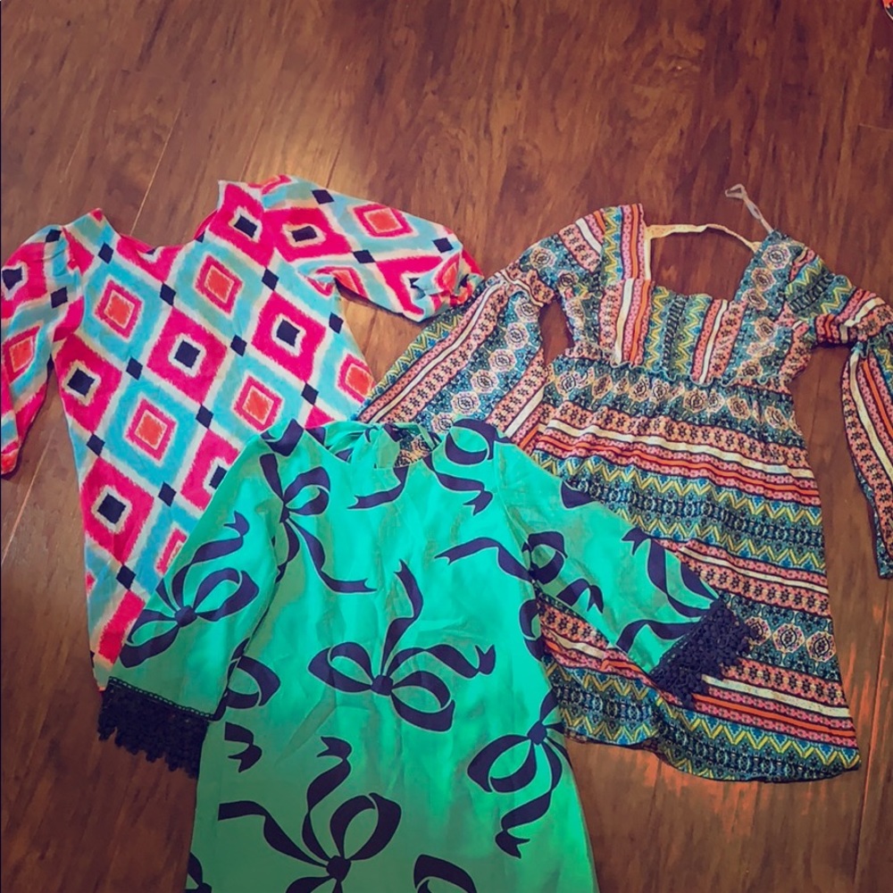 Girls lot (3) of cute dresses